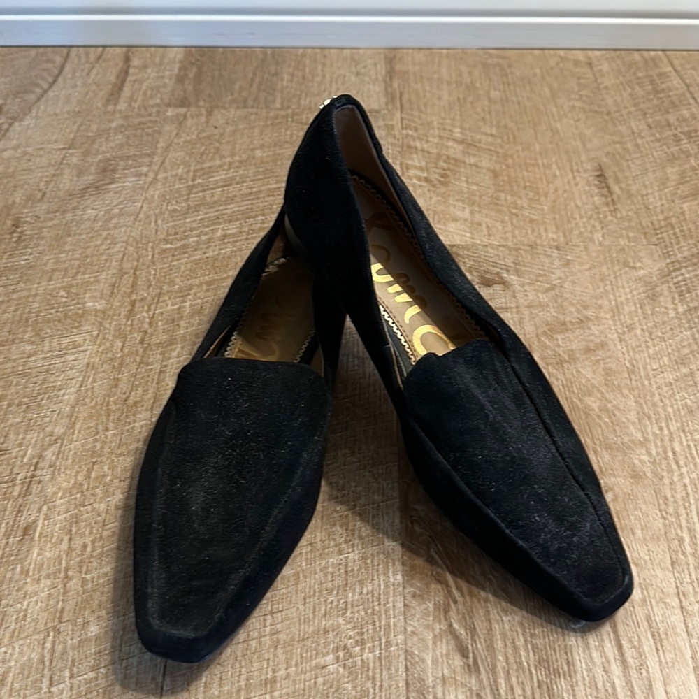 Sam Edelman Pointed Toe Velvet Loafers